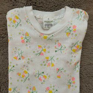 Stanfields Deadstock 70's Floral Wool Long Sleeve